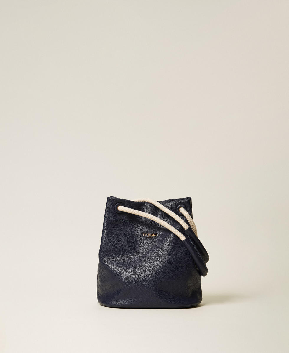 Beuteltasche mit Kordelhenkeln "True Navy"-Blau Frau 261TD8191_05259_01