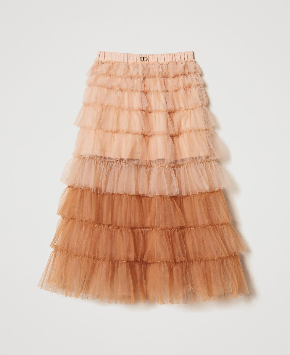 Long tulle skirt