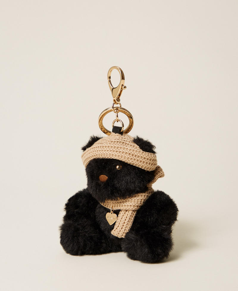 Faux fur bear key ring Black Woman 262TH7075_00006_01
