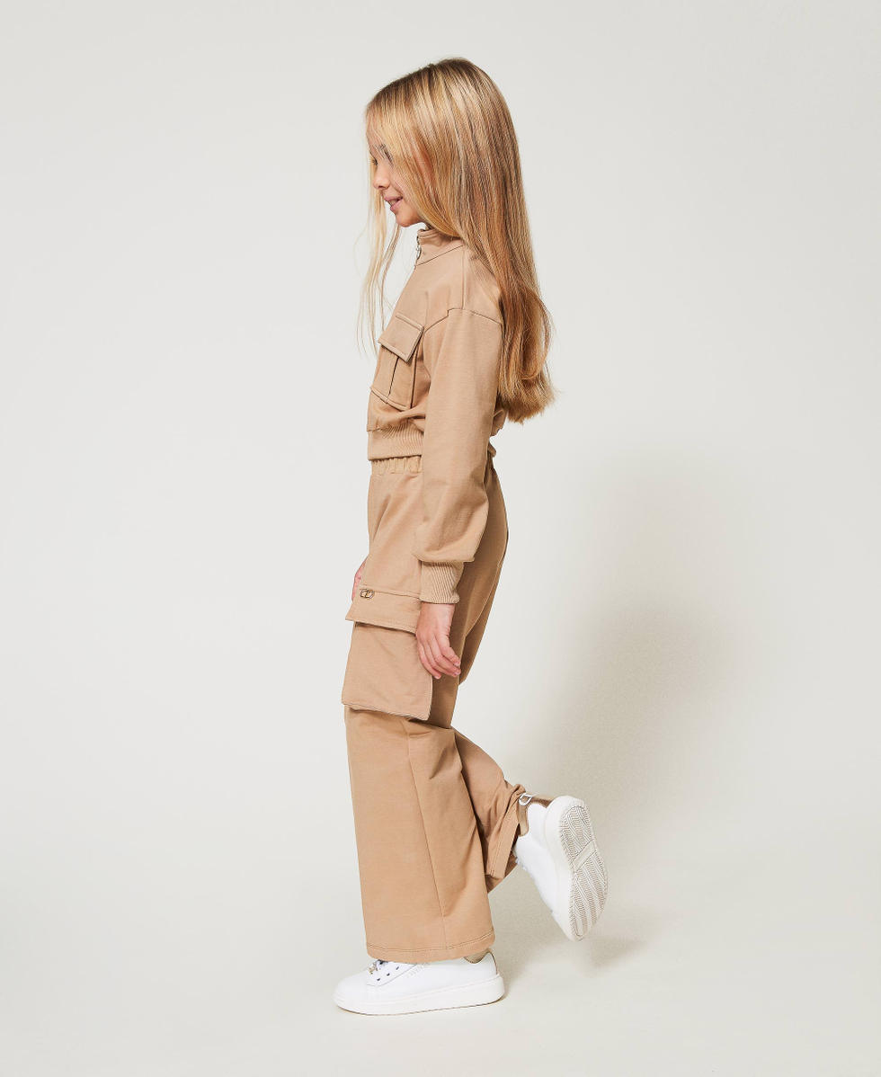 Plush palazzo trousers