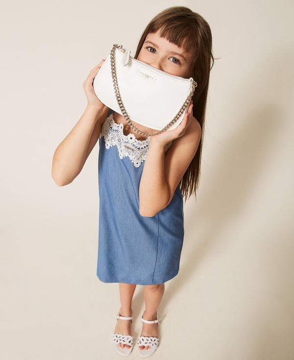 Shoulder bag with logo