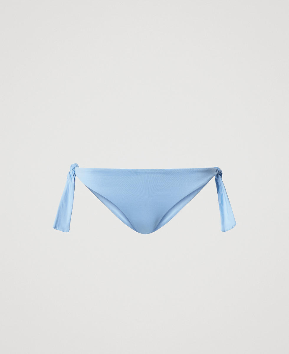 Bikinitanga mit Schleifen "Blue Topaz"-Azur Frau 251LMMA88_12106_S0