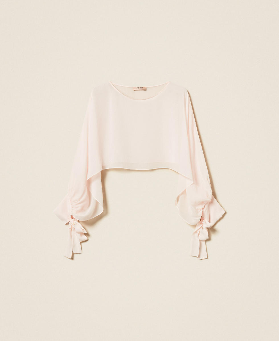 Georgette cropped blouse