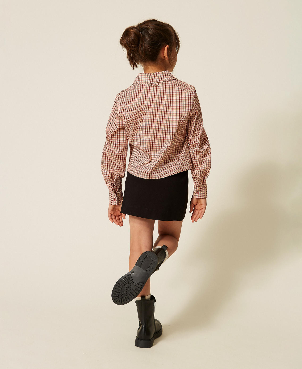 Short skirt with bow Black Girl 262GJ2082_00006_03