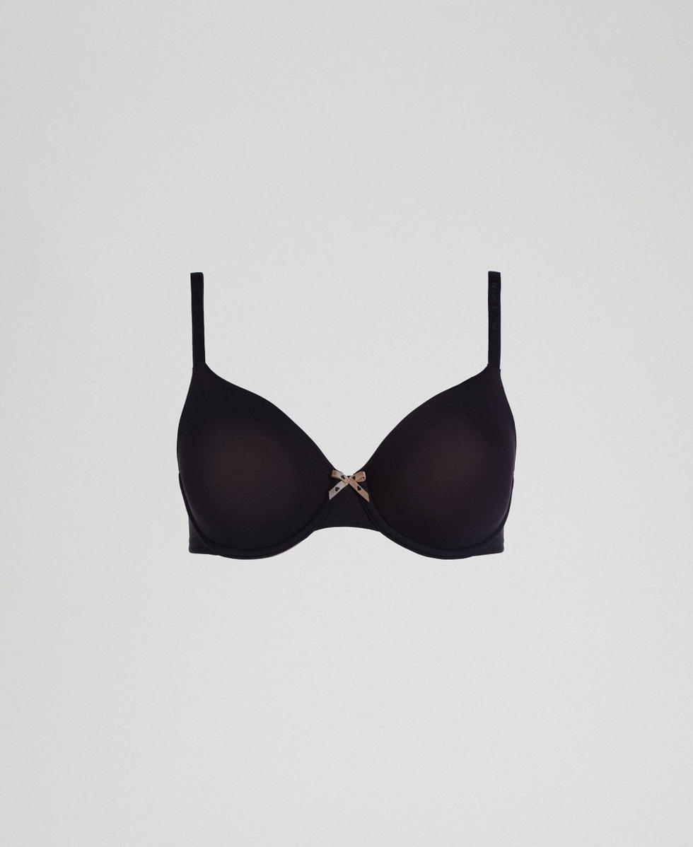 Underwire bra D cup Woman Black TWINSET Milano