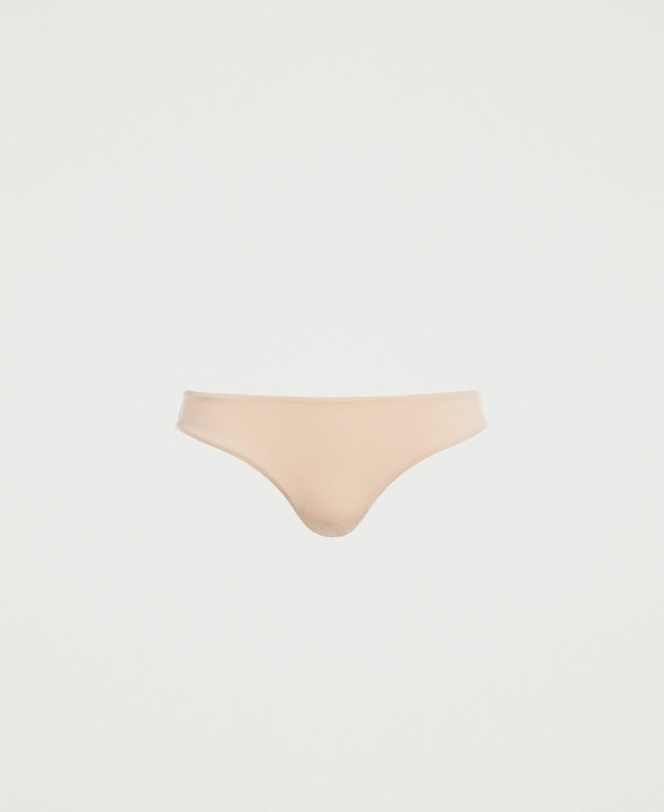 G-strings with bow Pink Skin Woman LCNN88_00663_0S