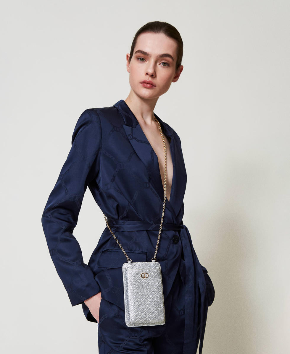 Phone holder with shoulder strap and Oval T