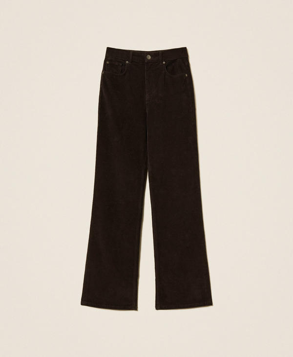 Пятикарманные вельветовые брюки