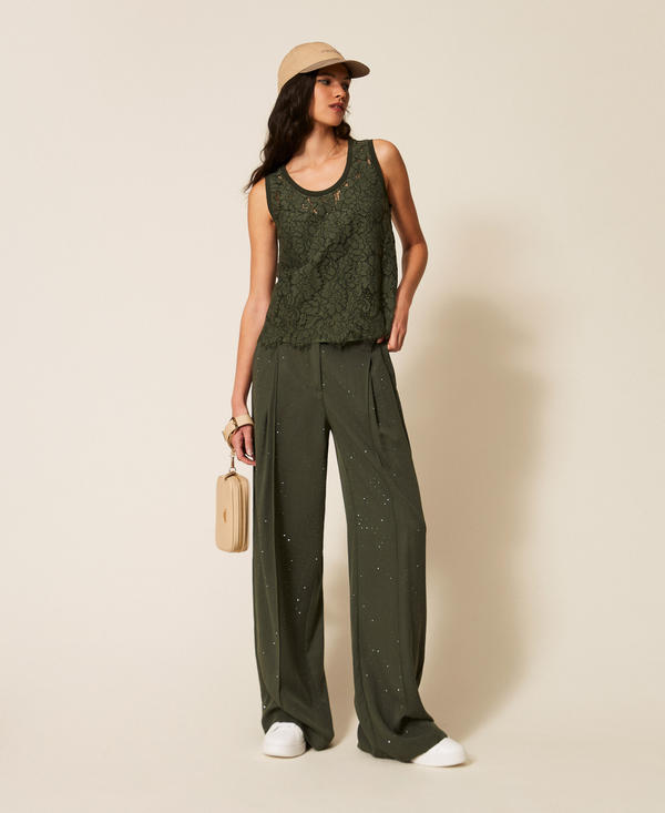 Baseballkappe aus Gabardine