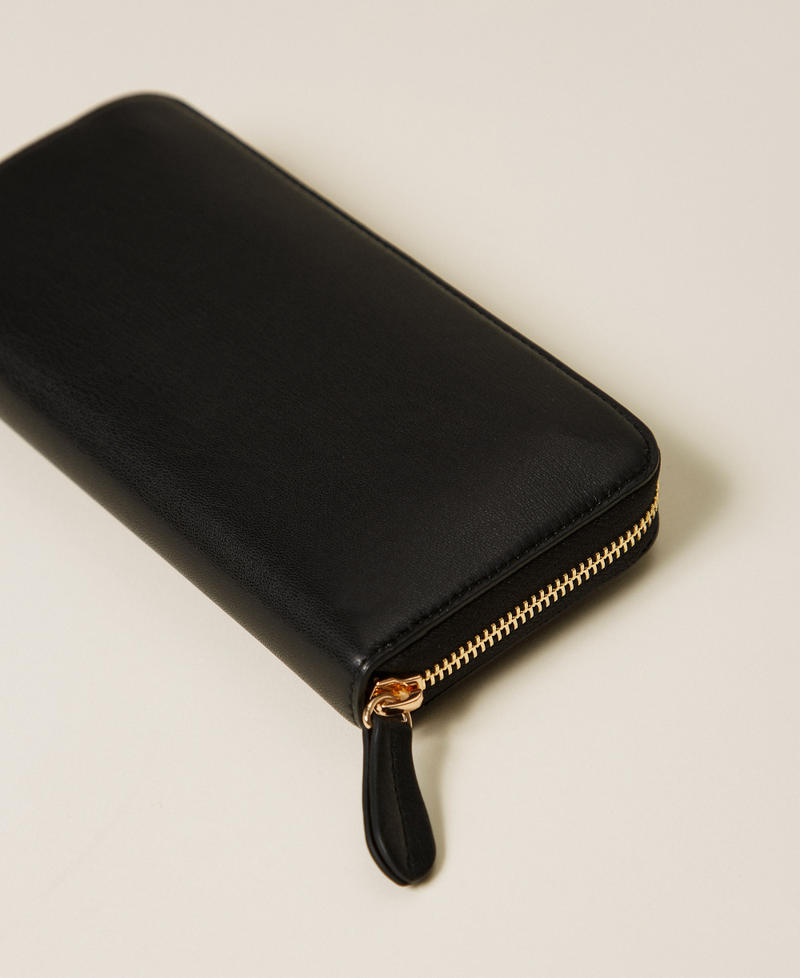 Zip around wallet with studs Black Woman 261TB7173_00006_02