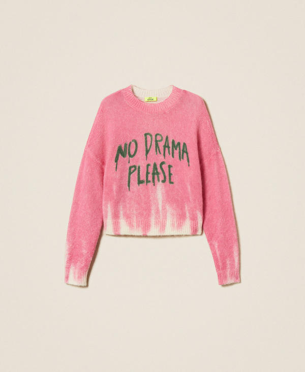 MYFO wool blend jumper with print