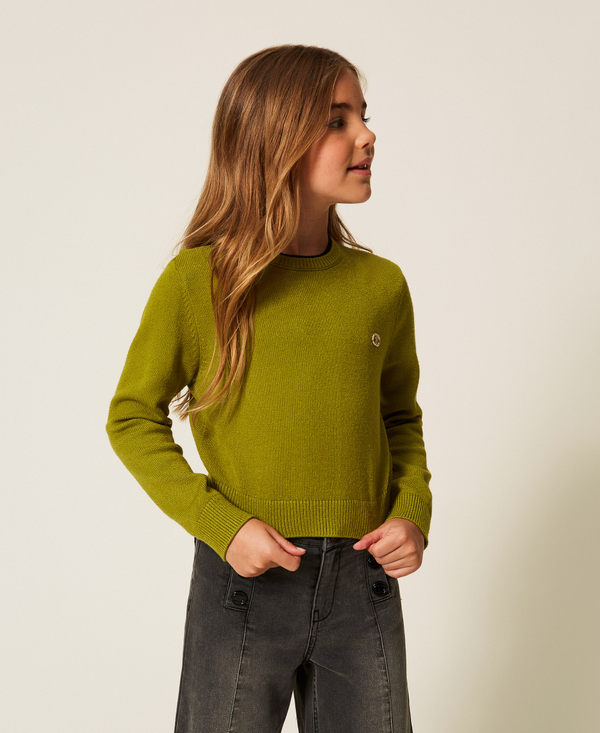 Pull ras-du-cou avec Oval T