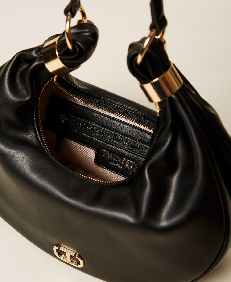 Borsa hobo 'Eclipse' con anelli e tracolla Nero Donna 252TB7090_00006_04