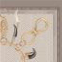 Kefiah con stampa catene Stampa Lucky Charms Mastice Donna 14090_C