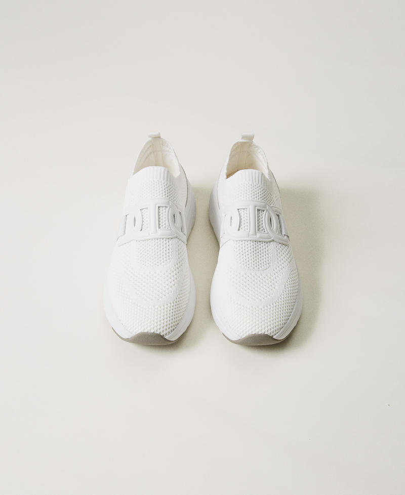 Technical mesh running trainers White Woman 251TCP02G_00001_04