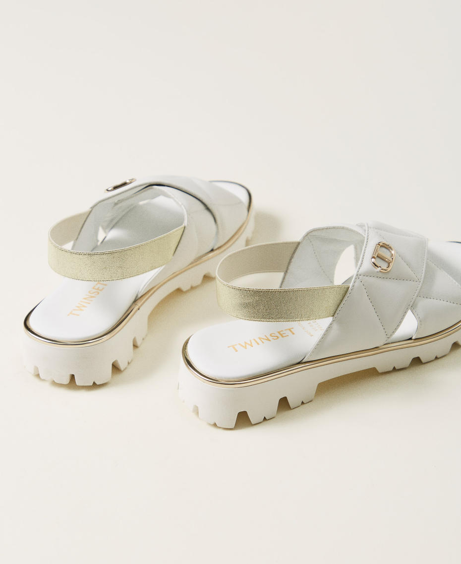 Sandali baby in pelle Bianco "Ice" Bambina 251GCB030_00808_03