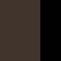 Cr&ecirc;pe de Chine and lace long dress Two-tone Darkness Brown/Black Woman 13853_C