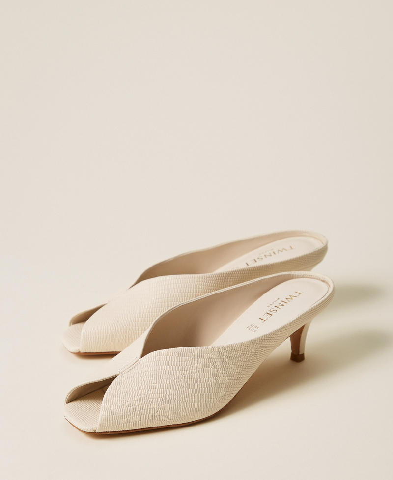 Leather mules Mother of Pearl Tejus Print Woman 261TGT018_13533_02