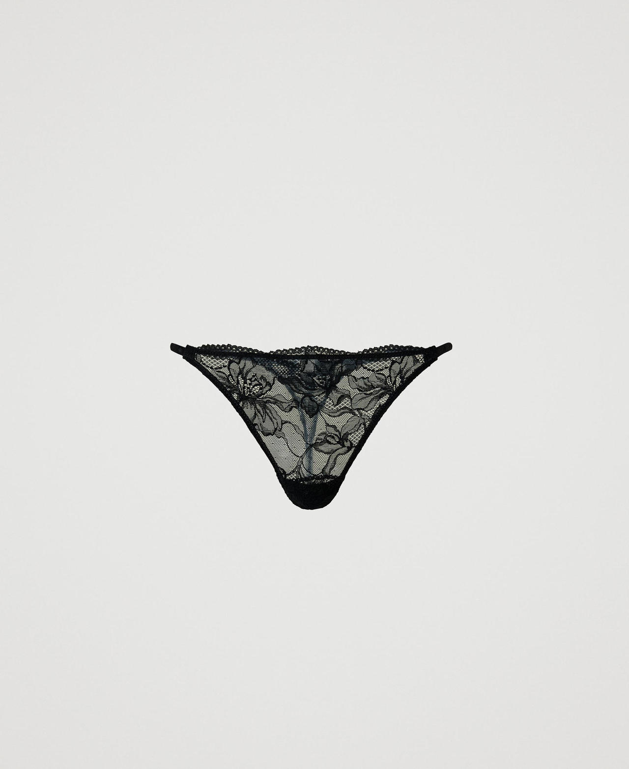 Scee by twin set Slip perizoma in pizzo