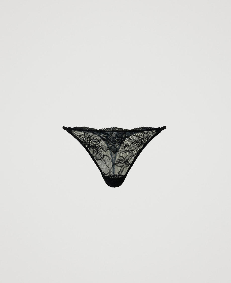 Lace g-string Black Woman 242LL6E88_00006_S0