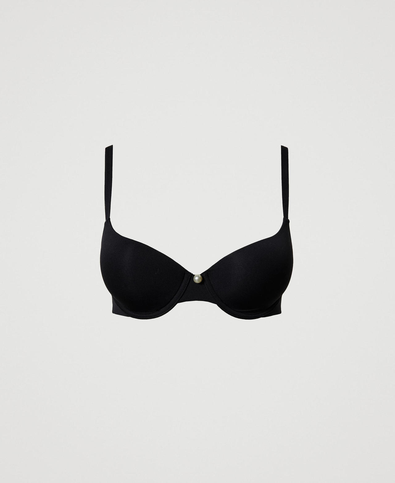 Reggiseno push-up in charmeuse Nero Donna 242LL6G45_00006_0S
