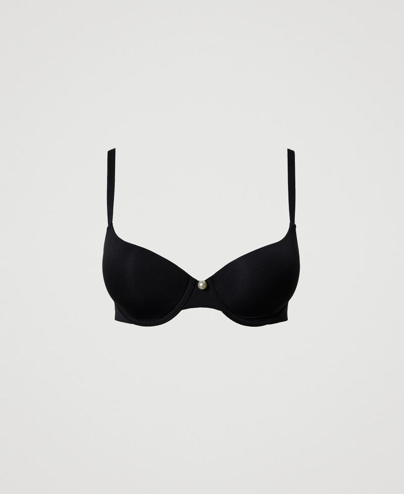 Reggiseno push-up in charmeuse Nero Donna 242LL6G45_00006_0S