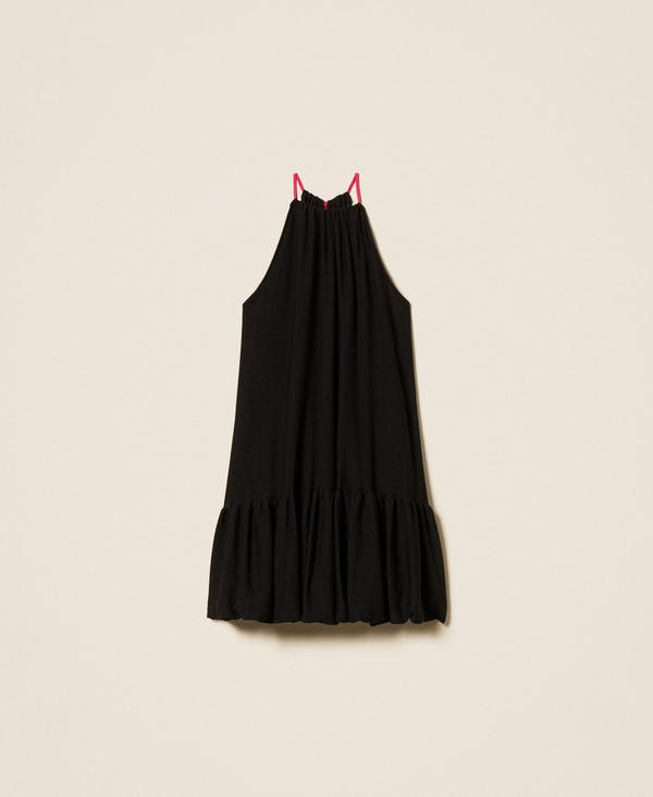 MYFO short knit dress with flounce