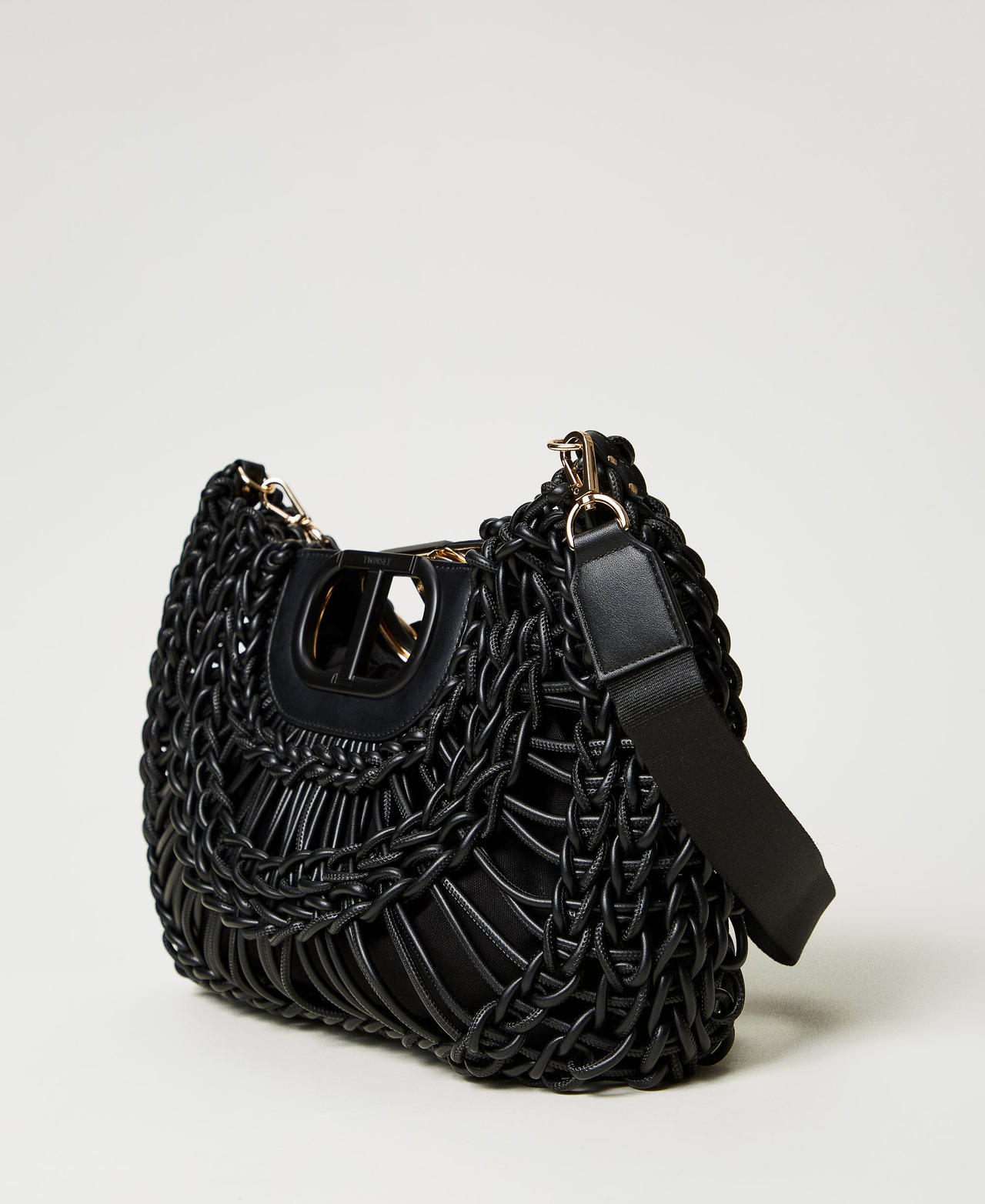 Shopper „Lila“ mit „Oval T“-Henkel Schwarz Frau 251TD8190_00006_02