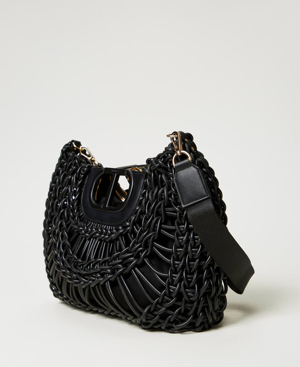 ‘Lila‘ shopper with Oval T handle Black Woman 251TD8190_00006_02