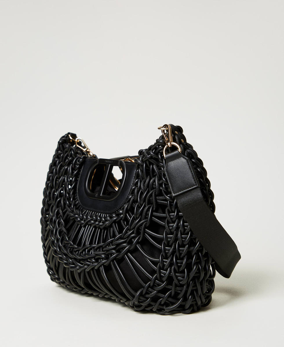 &lsquo;Lila&lsquo; shopper with Oval T handle Black Woman 251TD8190_00006_02