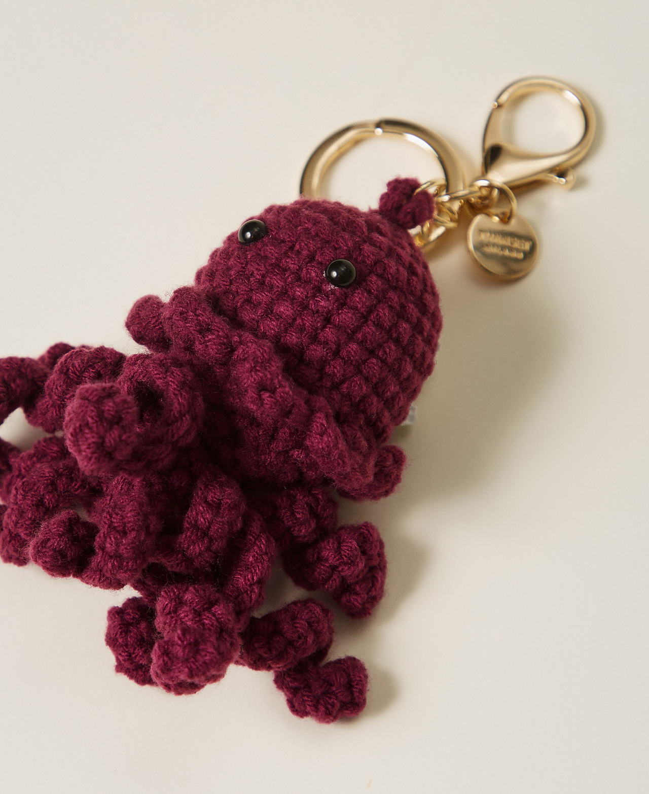 Llavero de pulpo de ganchillo Dusty Rojo «Magenta» Mujer 261TH7047_13131_02