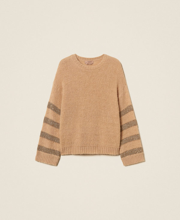 Alpaca blend striped jumper
