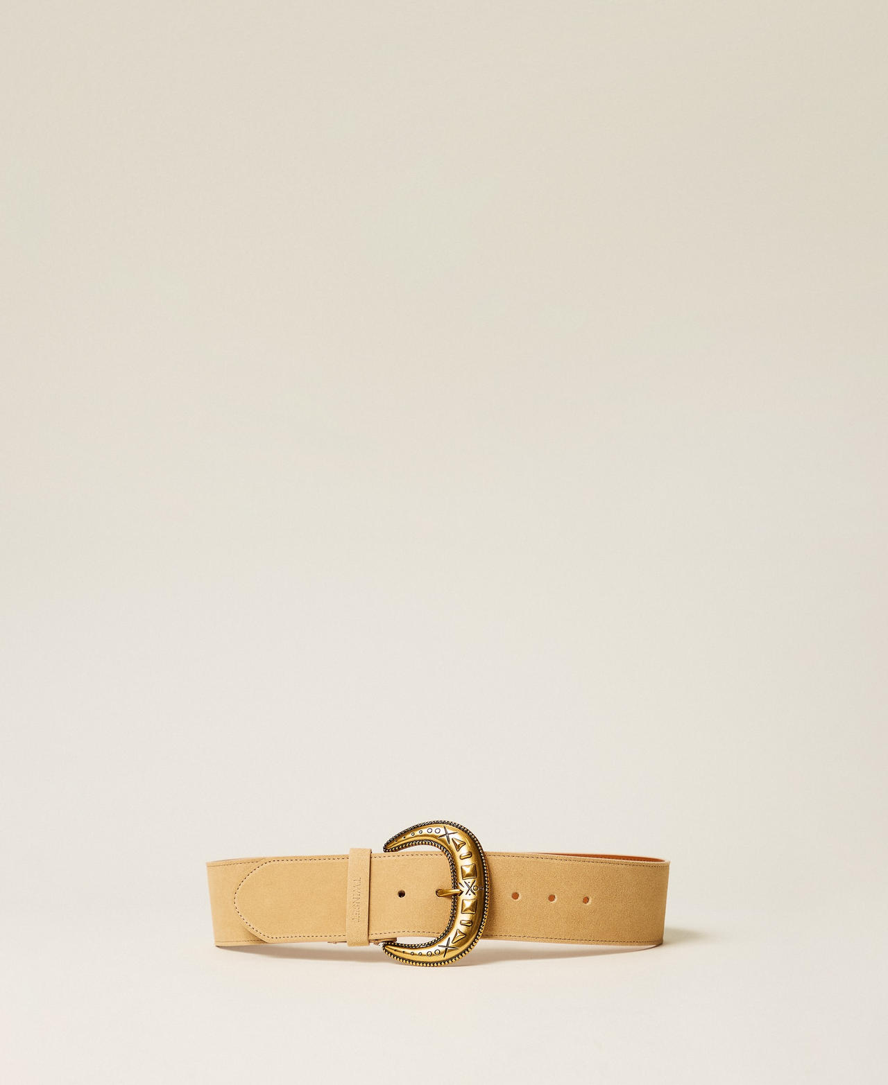 Twinset Ceinture en cuir velours
