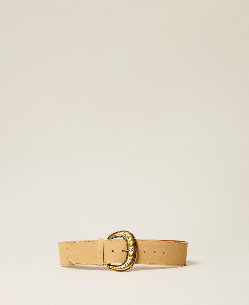 Suede belt Rope Beige Woman 261TO5400_12145_01