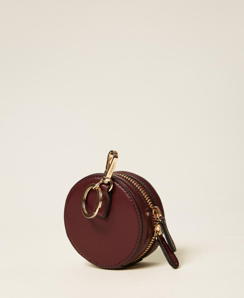 Münzbörse mit Schlüsselanhänger und Reißverschluss Purple Eden Frau 252TL8042_12635_02