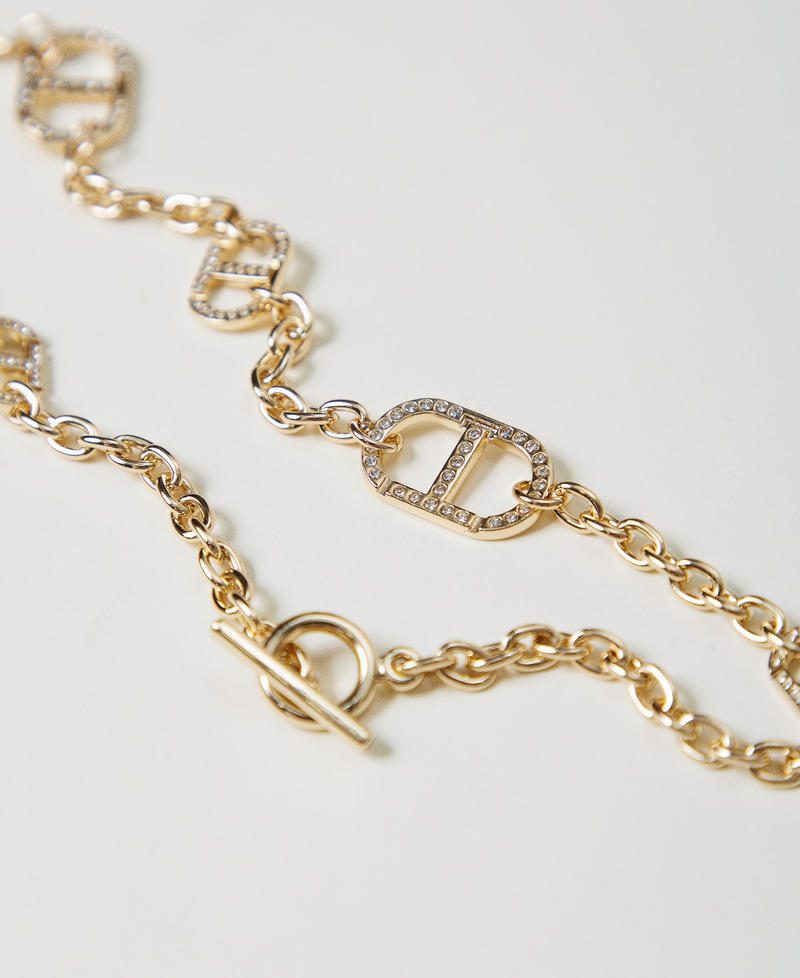 Chain necklace with Oval T New Gold Woman 251TA4161_10630_02