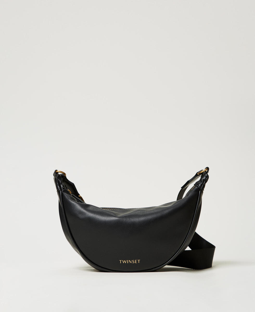 Crescent bag with logo Black Woman 251LL8ABB_00006_01