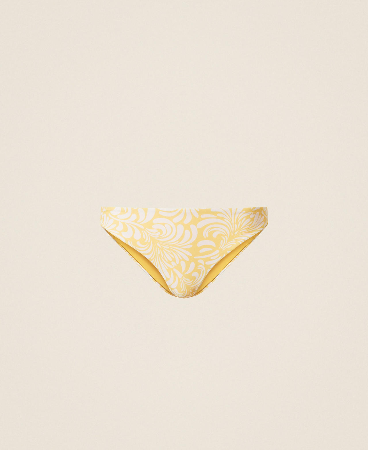 Slip de bain avec imprimé botanique