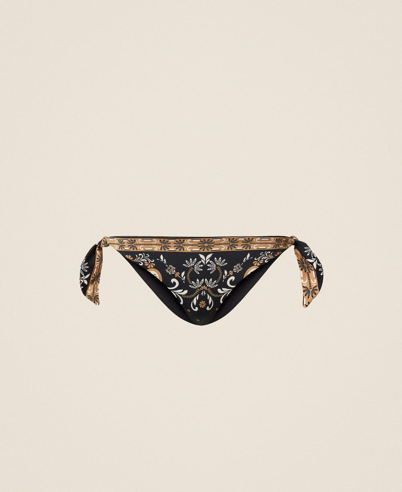 Tanga de bain avec imprimé foulard