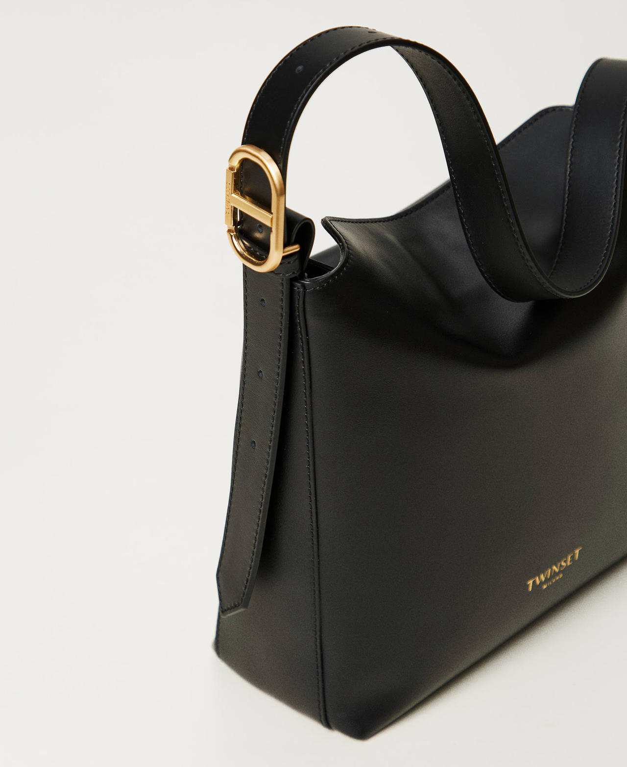 ‘Jolie’ leather hobo bag Black Woman 251TB7460_00006_02