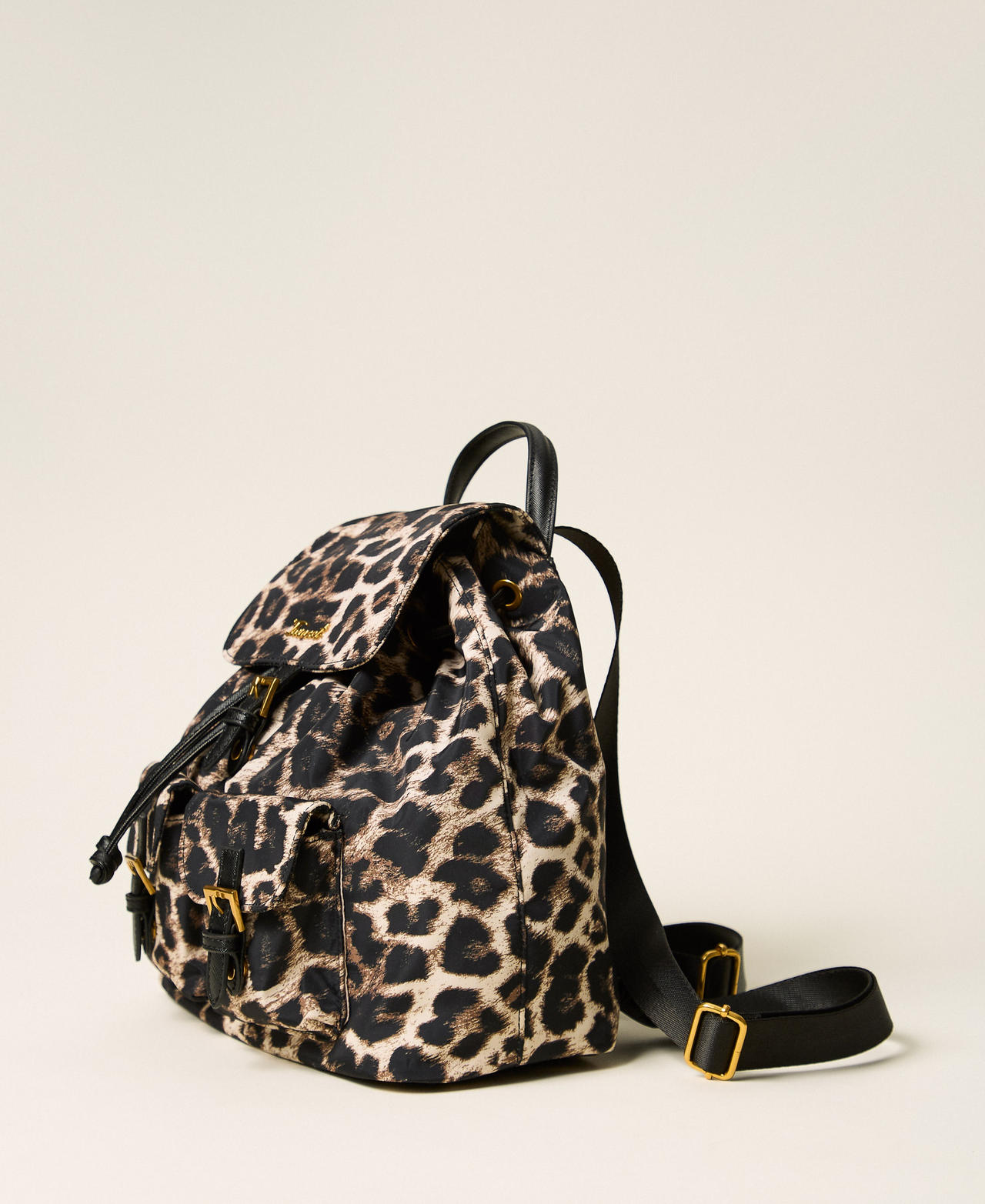 Animal print backpack Leopard Print Woman 262TD8071_02114_02