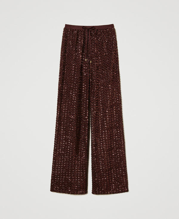 Pantalon en tulle avec sequins