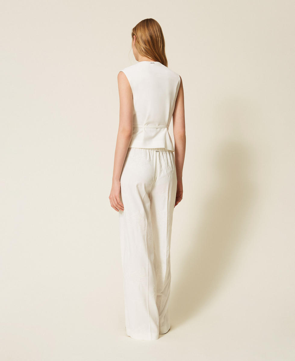 Embroidered palazzo trousers Lily Woman 261TE2023_00381_03