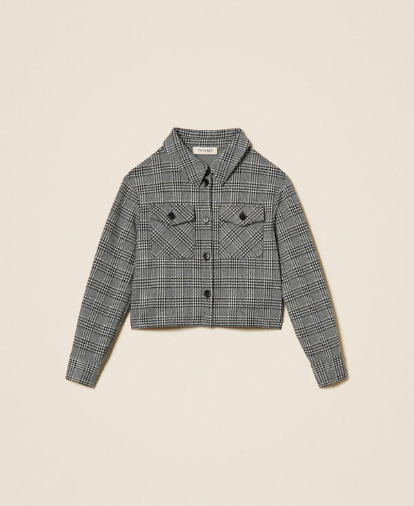 Glen plaid shirt