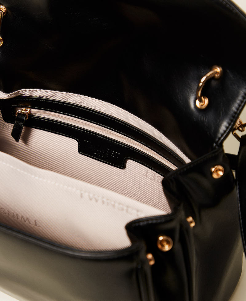 Top handle bag with Oval T Black Woman 252TD8052_00006_04