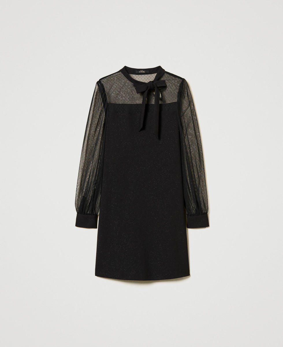Short plumetis tulle dress