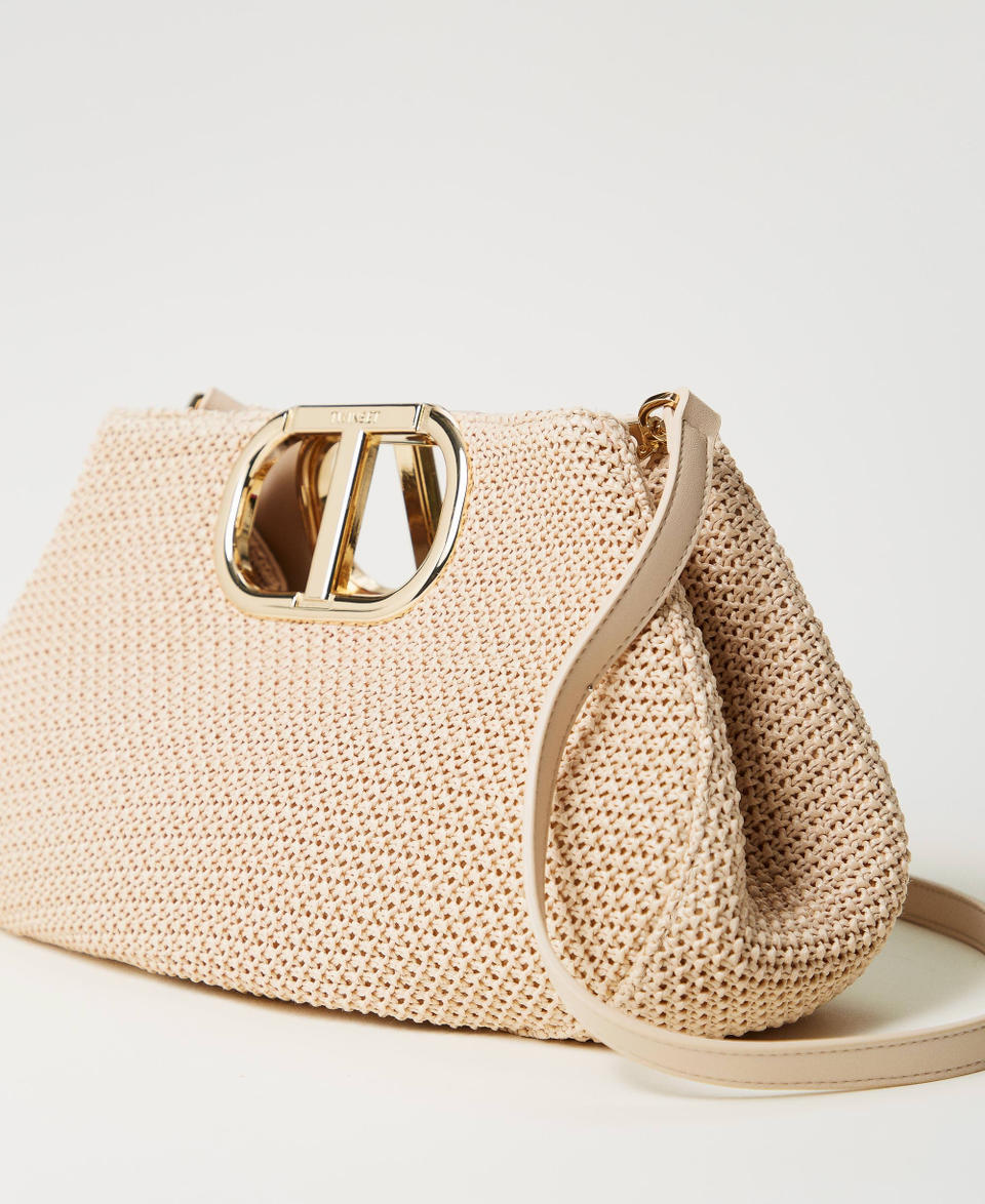 Borsa a tracolla 'Lila' effetto paglia intrecciata Paglia Donna 251TB7241_00193_02