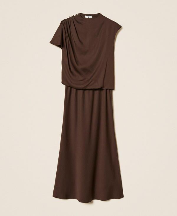 Satin midi dress