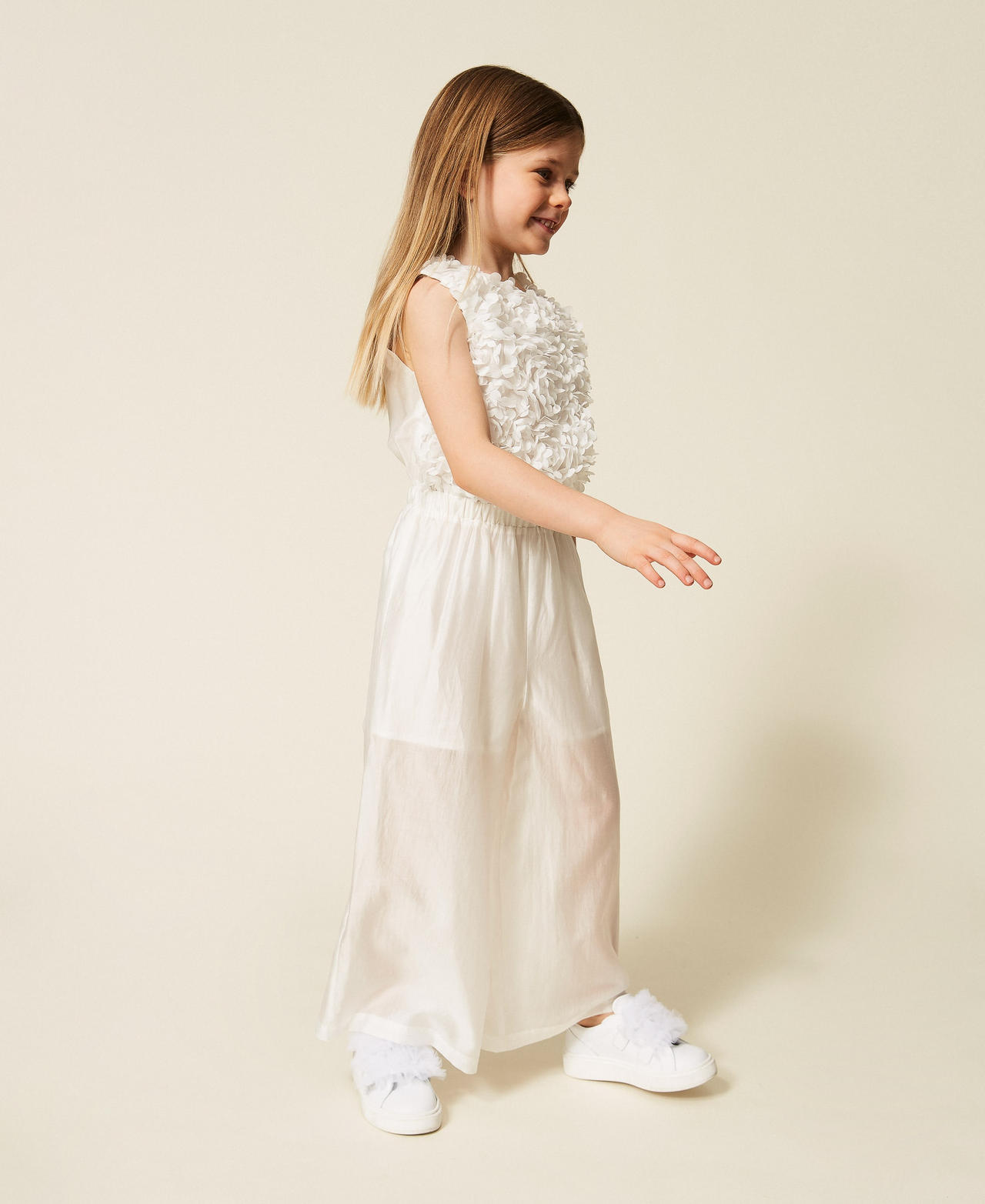 Girls&rsquo; muslin jumpsuit Off White Girl 261GB2105_00526_02