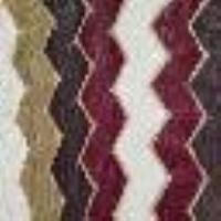 Caftan long &agrave; rayures multicolores Multicolore Chevronne Rouge &laquo;&nbsp;Indian Red&nbsp;&raquo;/Vert &laquo;&nbsp;Avocado Oil&nbsp;&raquo; Femme 13519_C